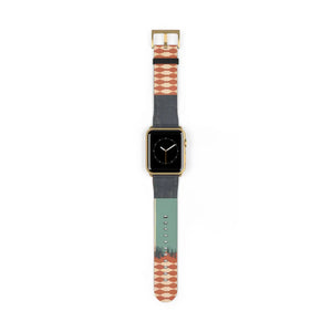 DipaliZ summer tie-dye Apple Watch strap with original printed artwork