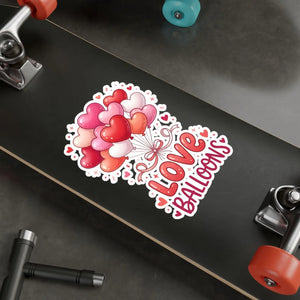 DipaliZ Love Balloons Kiss-cut Vinyl Decals Satin Finish