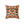 Geometric Afrohemian Tribal Throw Pillow — Rust & Mustard Aztec Pattern