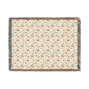 Cozy Mosaic Woven Blanket — Boho Geometric Throw for Living Room & Bedroom