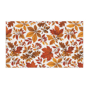DipaliZ autumn leaves towel for Thanksgiving kitchen decor