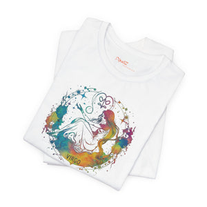 Virgo Zodiac sign, Unisex Jersey Short Sleeve Tee
