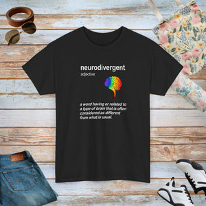 Neurodivergent Definition, Unisex Heavy Cotton Tee