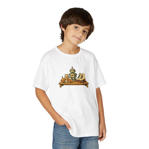Cute robot workshop youth t-shirt - t-shirts