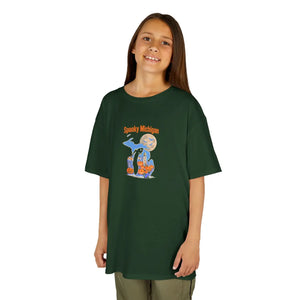 Spooky halloween michigan kids t-shirt - t-shirts