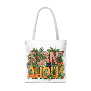 Plantaholic Tote Bag — Cute 'Plant Aholic' Eco Shopper for Plant Lovers
