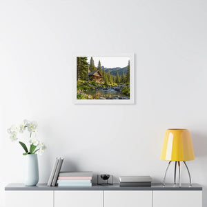 Dipaliz stream flowing framed poster museum paper - prints