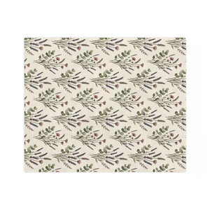 DipaliZ lavender sprig throw, unscented printed artwork