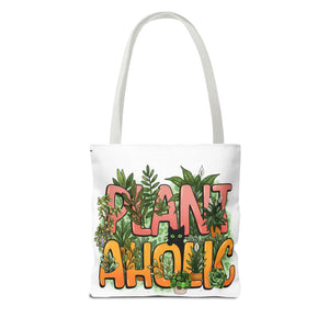 Plantaholic Tote Bag — Cute 'Plant Aholic' Eco Shopper for Plant Lovers