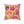 Floral Pansy Face Decorative Pillow — Cheerful Yellow Botanical Throw Pillow