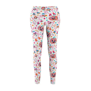 Disco Ghosts Women's Leggings — Cute Halloween Party AOP Leggings