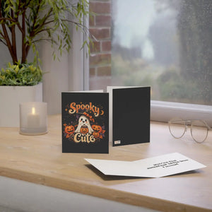 Spooky cute halloween greeting card - cards