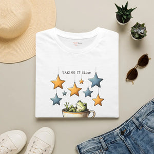 Take time to shine coffee star t-shirt - t-shirts