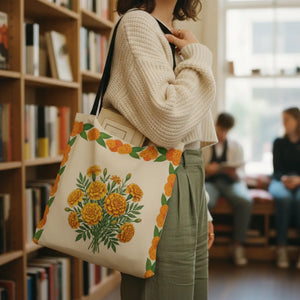 Marigold Bouquet Tote Bag