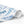 Winter Blue Feather Wrapping Paper Roll — Elegant Feather & Pinecone Gift Wrap