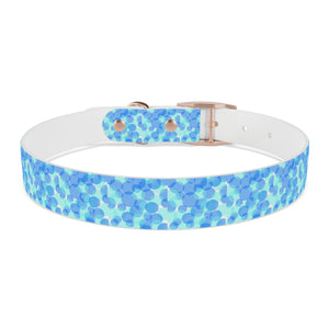 Blue spheres Dog Collar