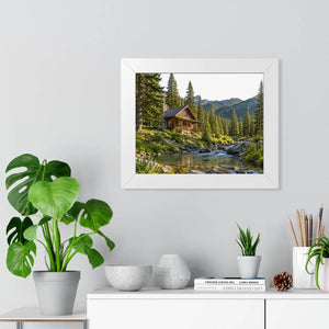 Dipaliz stream flowing framed poster museum paper - prints