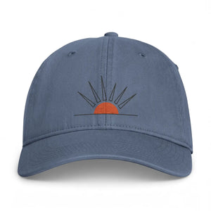 DipaliZ sunrise cap in Blue Jean, Sandstone and Ivory washed colourways