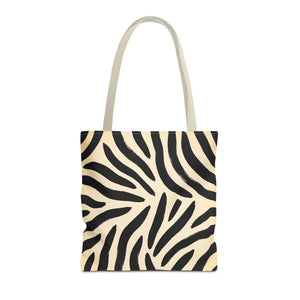 Zebra print tote bag - bags