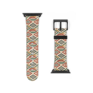 Southwestern Pattern Watch Band — Geometric Aztec Print for Apple Watch