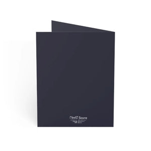 Personalized, Diwali Greeting Card – 'Happy Diwali' Rangoli & Diyas (Single or Bulk Pack)