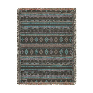 Woven fringe throw by DipaliZ, brand new and made to order