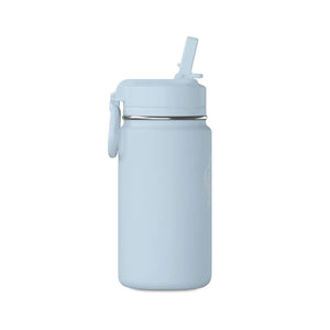 Coastal floral anchor artwork by DipaliZ wrapping a compact drink bottle