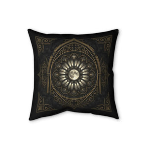 Crescent ring detail from the DipaliZ moon mandala cushion design