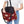 Holiday Arrow Weekender Tote Bag — Festive Red & Cream Travel Bag