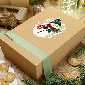 Snowman christmas kiss-cut vinyl decal - home decor decals
