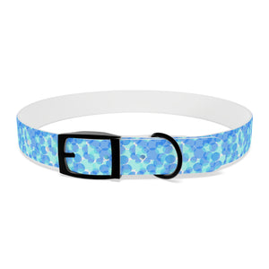 Blue spheres Dog Collar