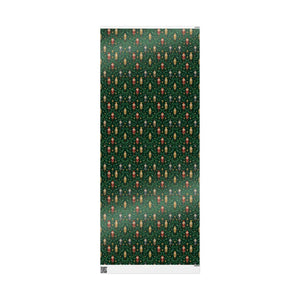 Luxury christmas wrapping paper – emerald green holiday gift wrap