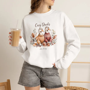 DipaliZ cottagecore duck sweatshirt for cooler weather