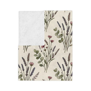DipaliZ lavender blanket at 60 by 50 inches, the giftable size