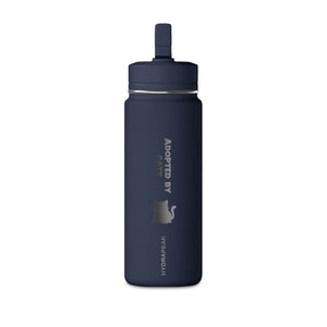 Cat Silhouette 20oz Water Bottle — Cute Minimalist Cat Drink Bottle