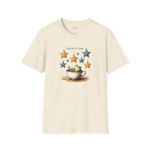 Take time to shine coffee star t-shirt - t-shirts