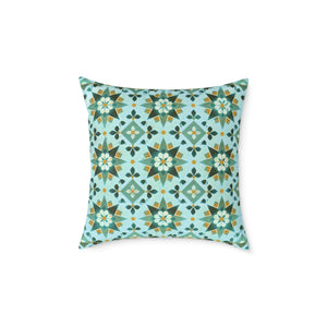Geometric Moroccan Pattern Square Pillow