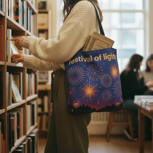 Festival of Lights Tote Bag — Fireworks Night Market Shopper