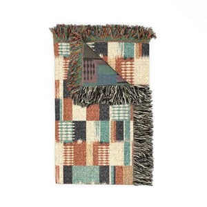 DipaliZ patchwork woven blanket in the 80 by 60 inch bed size