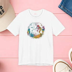 Virgo Zodiac sign, Unisex Jersey Short Sleeve Tee