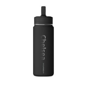 Personalized 20oz Mini Water Bottle — custom name, Minimal Splash Logo Stainless Sport Bottle