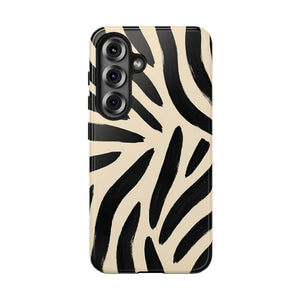 Zebra Print Tough Phone Case