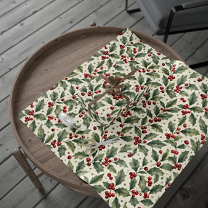 Festive Holly Berry Christmas Wrapping Paper