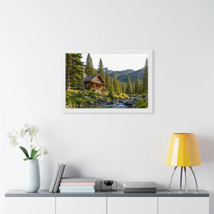 Dipaliz stream flowing framed poster museum paper - prints