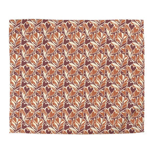 Autumn Leaf Duvet Cover - Hand-drawn Botanical Pattern - Dipaliz - King / White - Home Decor