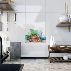 Vibrant Fruity Delight Ceramic Wall Tiles with Glistening Jelly Accents - Dipaliz