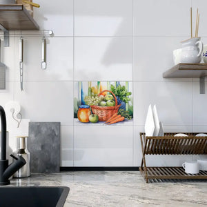 Fruit Veggie Ceramic Photo Tile - Vibrant Wall Decor - Dipaliz - Tiles