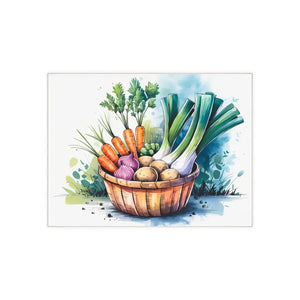 Ceramic Photo Tile - Charming Veggie Design Art Decor - Dipaliz - 6’’ × 8’’ / Matte - Wall Tiles