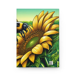 Bee Hardcover Journal that Sparks Imagination - Dipaliz - Journals