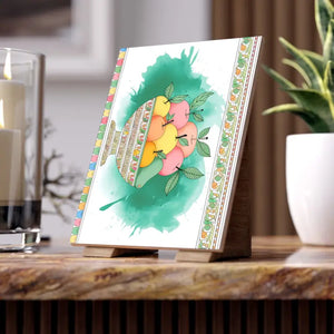 Vibrant Ceramic Photo Tile Wall Art Statement Piece - Dipaliz - Tiles